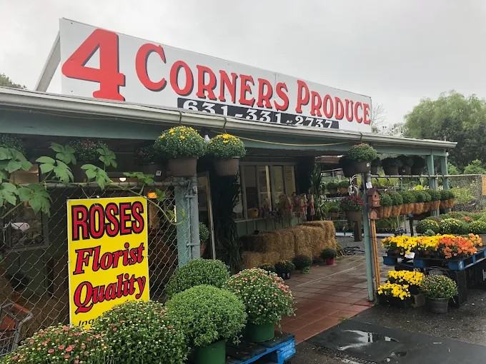 The 4 Corners Produce storefront on Boyle Road